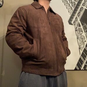 SUEDE VINTAGE JACKET ZIP